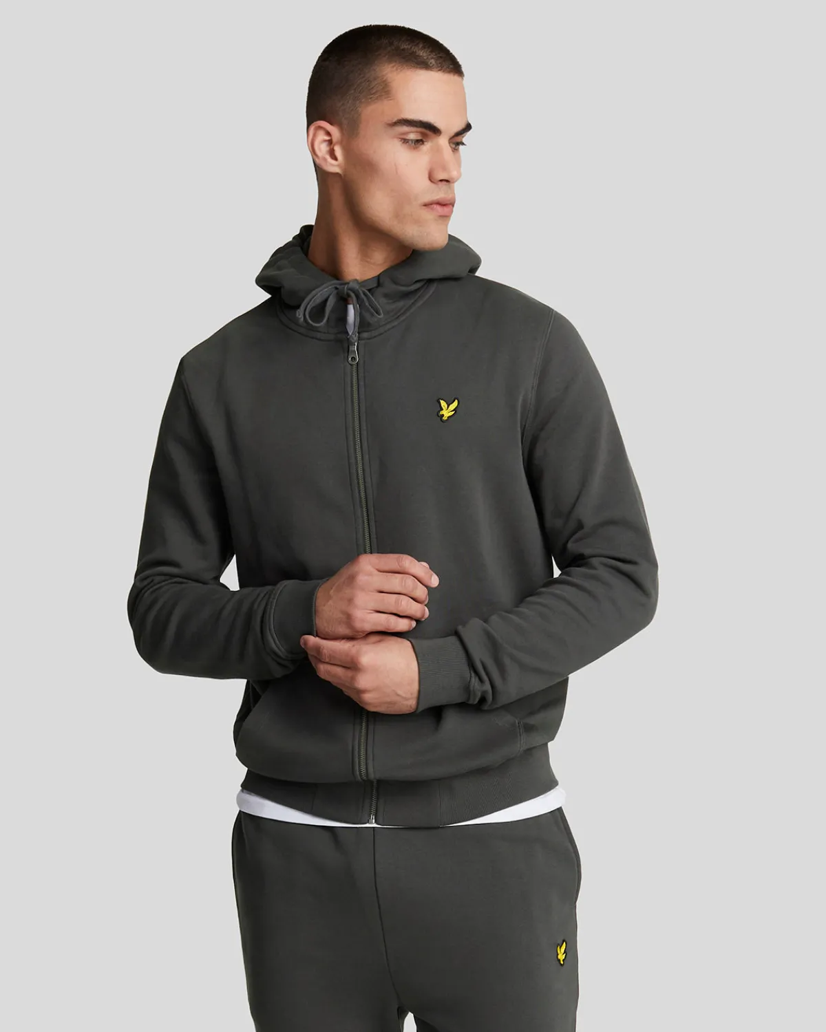 kapuzenpullover_mit_reiverschluss_0-8.webp Lyle & Scott Kapuzenpullover<Kapuzenpullover mit Reißverschluss Gunmetal