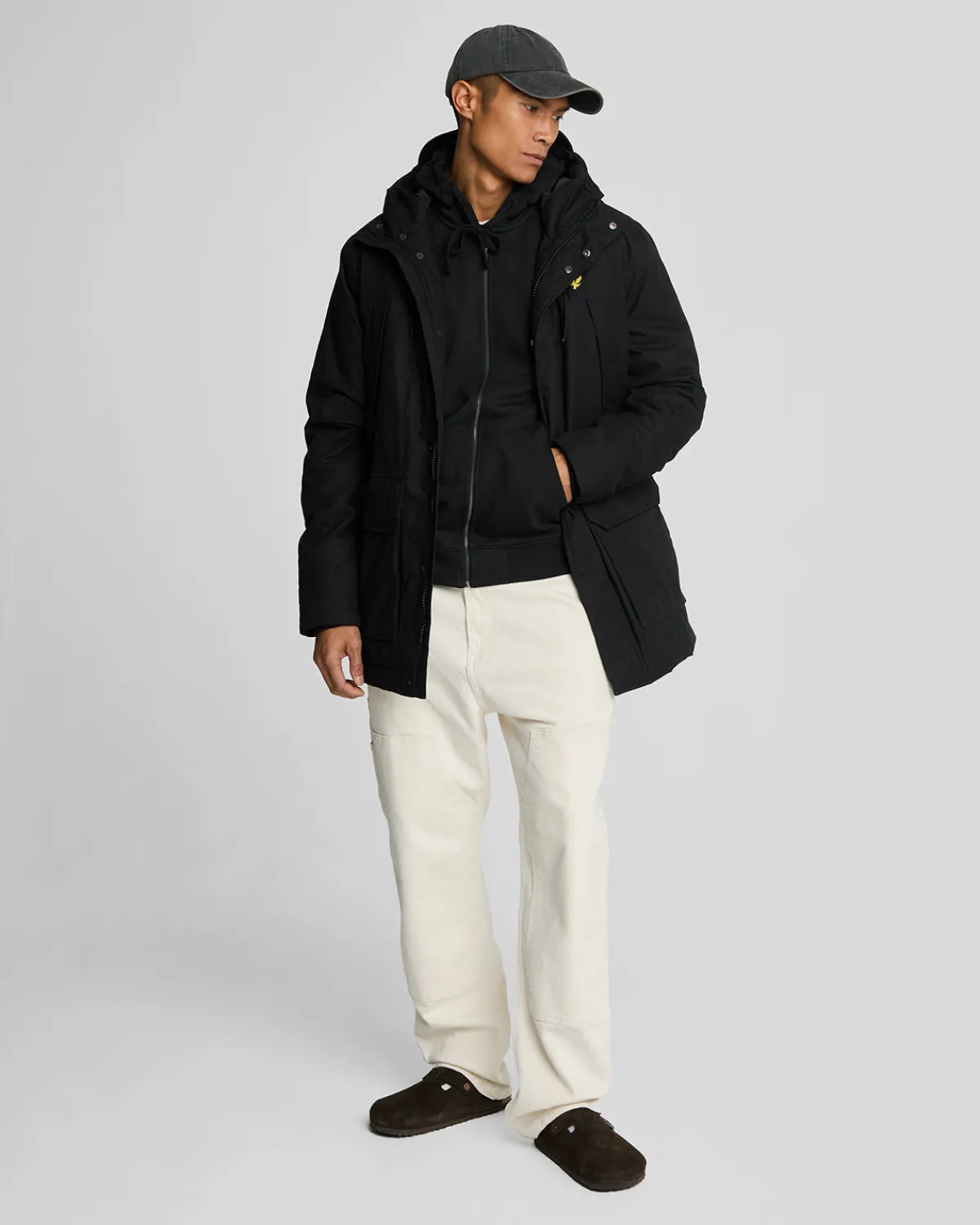 kapuzenpullover_mit_reiverschluss_1-2.webp Lyle & Scott Grundlegendes | Kapuzenpullover<Kapuzenpullover mit Reißverschluss Pechschwarz