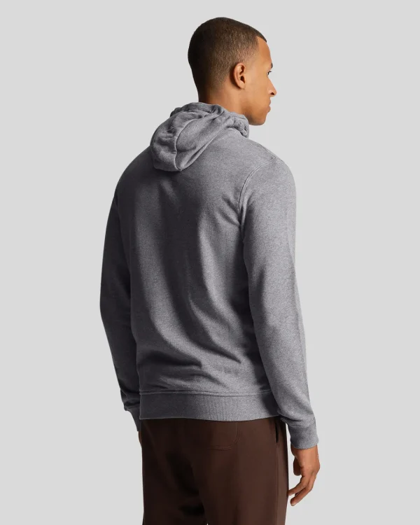 Lyle & Scott Vermächtnis | Kapuzenpullover<Kapuzenpullover mit Reißverschluss MidGreyMargel