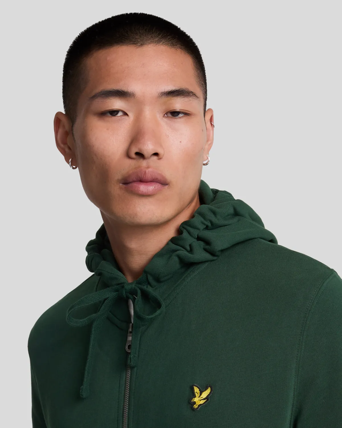 kapuzenpullover_mit_reiverschluss_3-3.webp Lyle & Scott Kapuzenpullover<Kapuzenpullover mit Reißverschluss Dunkelgrün