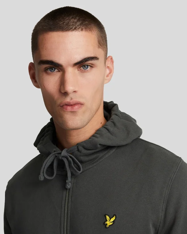 Lyle & Scott Kapuzenpullover<Kapuzenpullover mit Reißverschluss Gunmetal