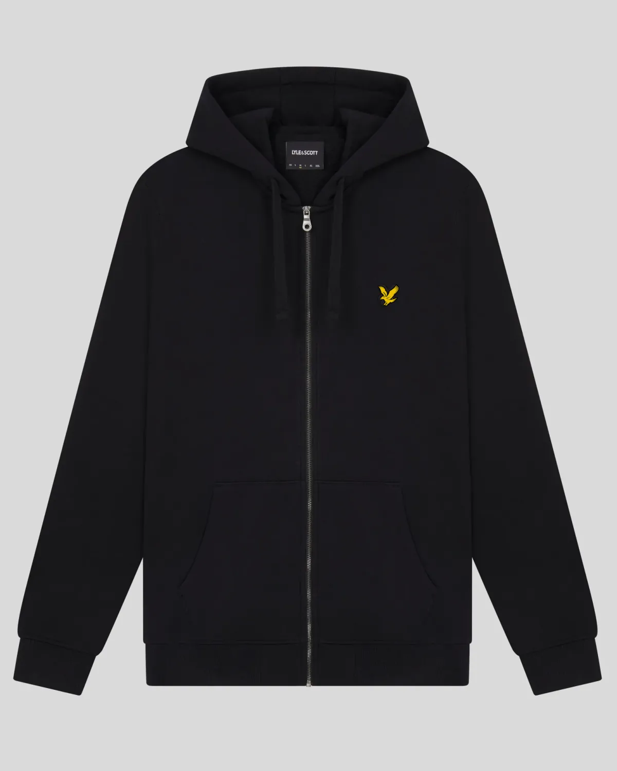 kapuzenpullover_mit_reiverschluss_4-2.webp Lyle & Scott Grundlegendes | Kapuzenpullover<Kapuzenpullover mit Reißverschluss Pechschwarz