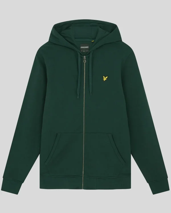 Lyle & Scott Kapuzenpullover<Kapuzenpullover mit Reißverschluss Dunkelgrün