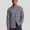 Lyle & Scott Vermächtnis | Hemden<Kariertes Flanellhemd BlueSmoke