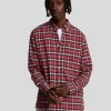 Lyle & Scott Vermächtnis | Hemden<Kariertes Flanellhemd BordersRed