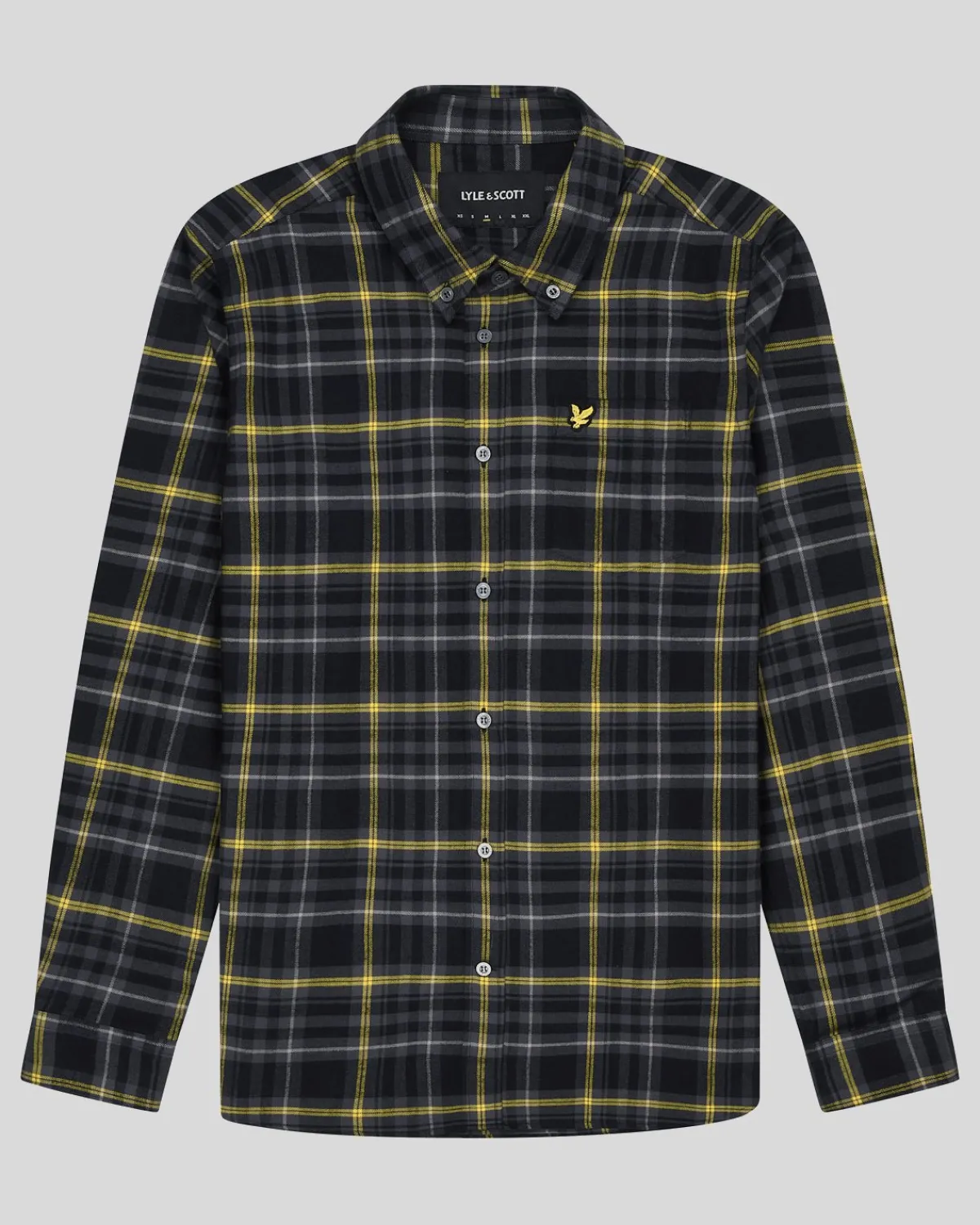 kariertes_flanellhemd_0-5.webp Lyle & Scott Groß & Groß | Übergrößen<Kariertes Flanellhemd JetBlack