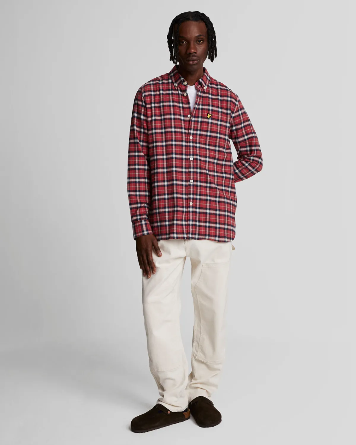 kariertes_flanellhemd_1-2.webp Lyle & Scott Vermächtnis | Hemden<Kariertes Flanellhemd BordersRed