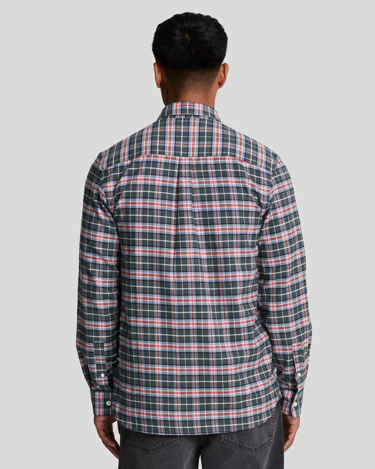 kariertes_flanellhemd_2-1.webp Lyle & Scott Vermächtnis | Hemden<Kariertes Flanellhemd BlueSmoke