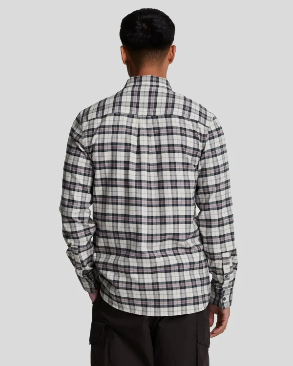 Lyle & Scott Vermächtnis | Hemden<Kariertes Flanellhemd DarkNavy