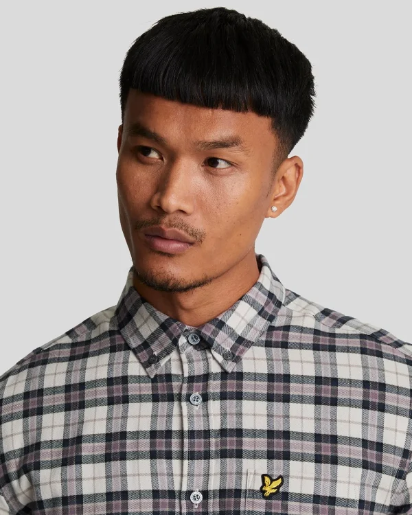 Lyle & Scott Vermächtnis | Hemden<Kariertes Flanellhemd DarkNavy