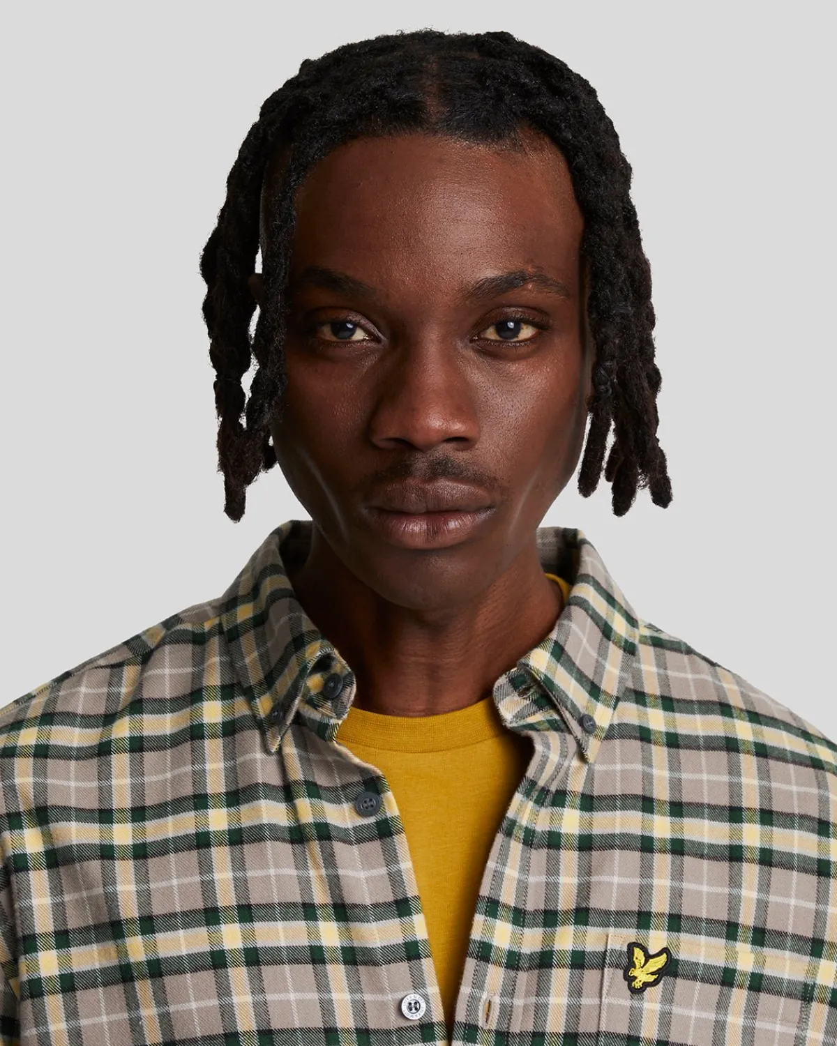kariertes_flanellhemd_3.webp Lyle & Scott Vermächtnis | Hemden<Kariertes Flanellhemd ArgyleTeal