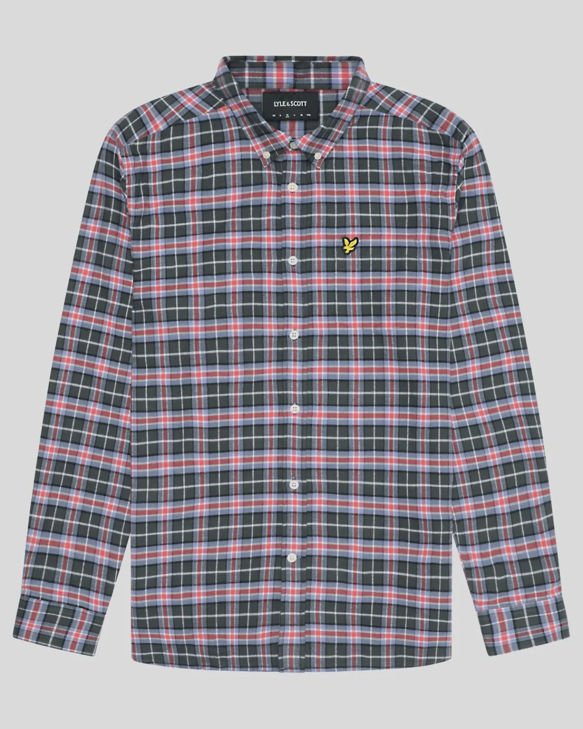 kariertes_flanellhemd_4-1.webp Lyle & Scott Vermächtnis | Hemden<Kariertes Flanellhemd BlueSmoke