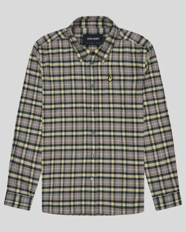 Lyle & Scott Vermächtnis | Hemden<Kariertes Flanellhemd ArgyleTeal