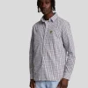 Lyle & Scott Vermächtnis | Hemden<Kariertes Gingham Hemd White/DeepMahogany
