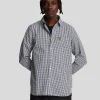 Lyle & Scott Vermächtnis | Hemden<Kariertes Gingham Hemd White/DarkNavy