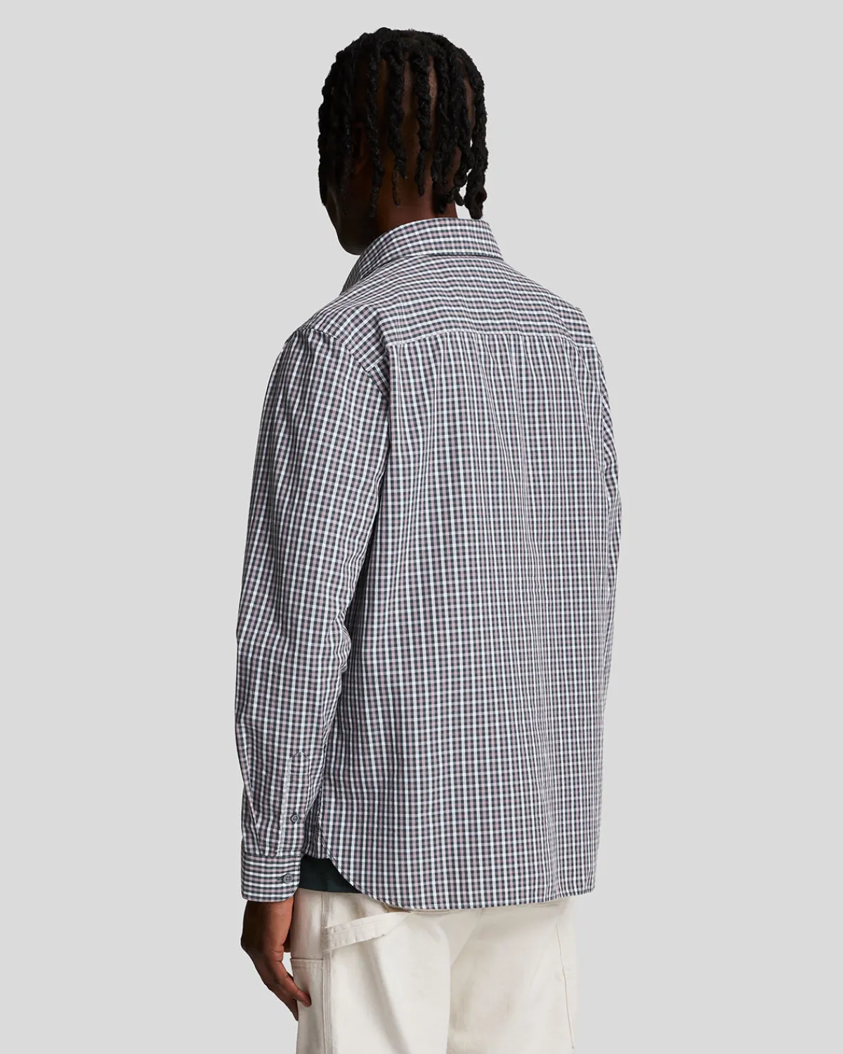 kariertes_gingham_hemd_2-2.webp Lyle & Scott Vermächtnis | Hemden<Kariertes Gingham Hemd ArgyleTeal/MountainThistle