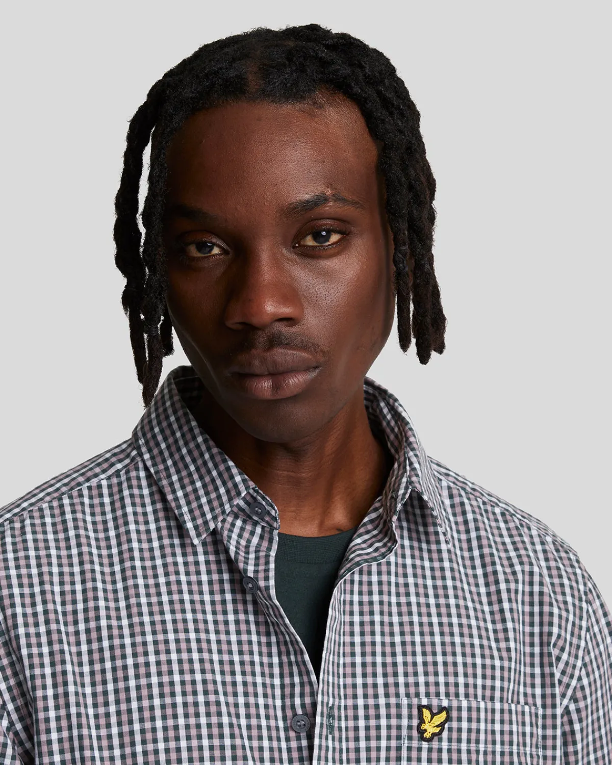 kariertes_gingham_hemd_3-2.webp Lyle & Scott Vermächtnis | Hemden<Kariertes Gingham Hemd ArgyleTeal/MountainThistle