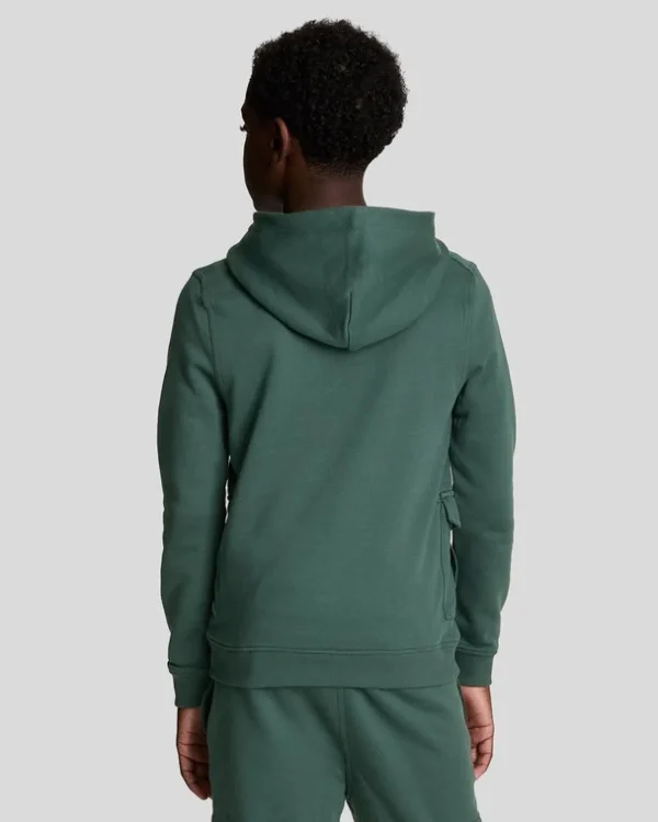 Lyle & Scott Kinder Kapuzenpullover<Kinder Cargo Tasche Hoodie ArgyleTeal