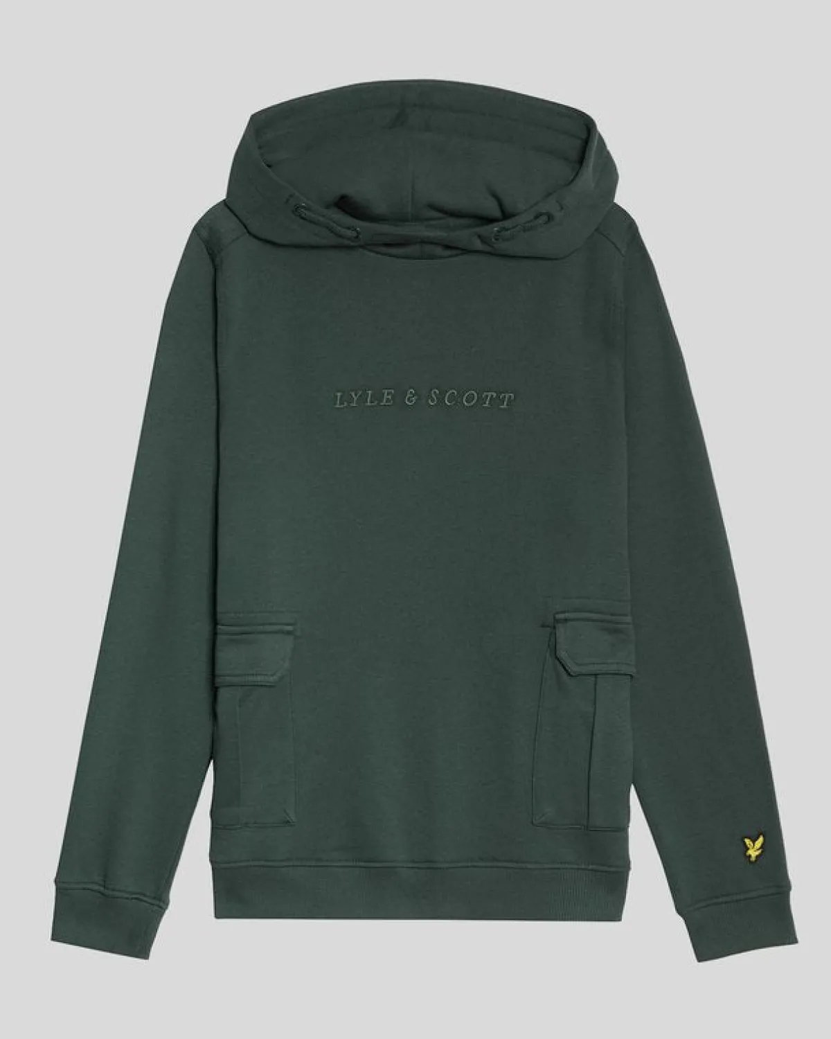 kinder_cargo_tasche_hoodie_4.webp Lyle & Scott Kinder Kapuzenpullover<Kinder Cargo Tasche Hoodie ArgyleTeal