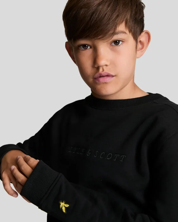 Lyle & Scott Kinder Sweatshirts<Kinder Cargo Tasche Sweatshirt JetBlack