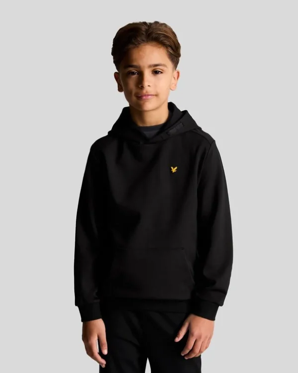 Lyle & Scott Kinder Kapuzenpullover<Kinder Fly Fleece Kapuzenpullover Pechschwarz