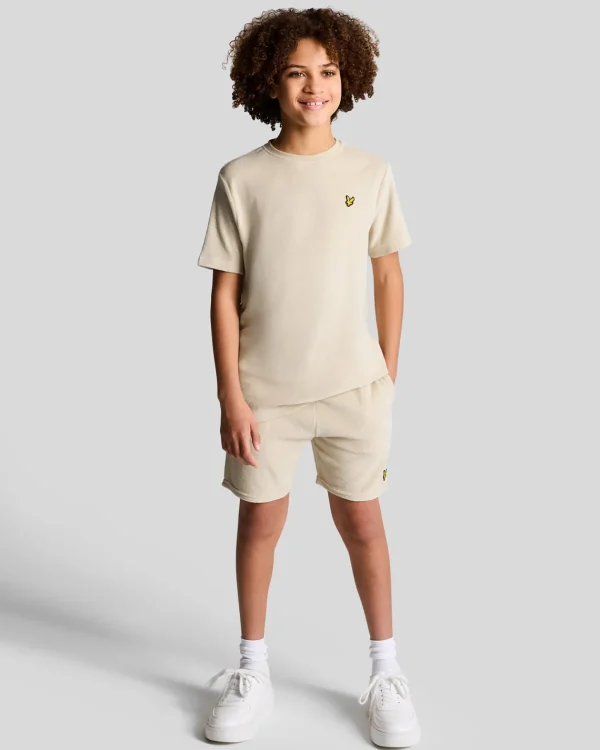 Lyle & Scott Kinder Polos & T-shirts<Kinder Frottee-T-Shirt