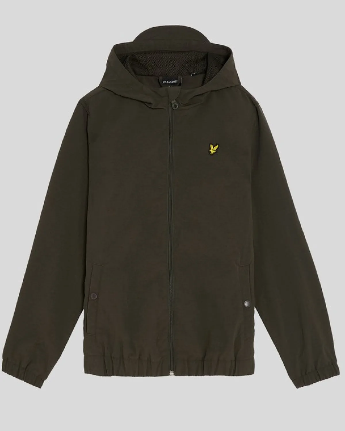 kinder_jacke_mit_kapuze_und_reiverschluss_0.webp Lyle & Scott Kinder Mäntel & Jacken<Kinder Jacke mit Kapuze und Reißverschluss Olive