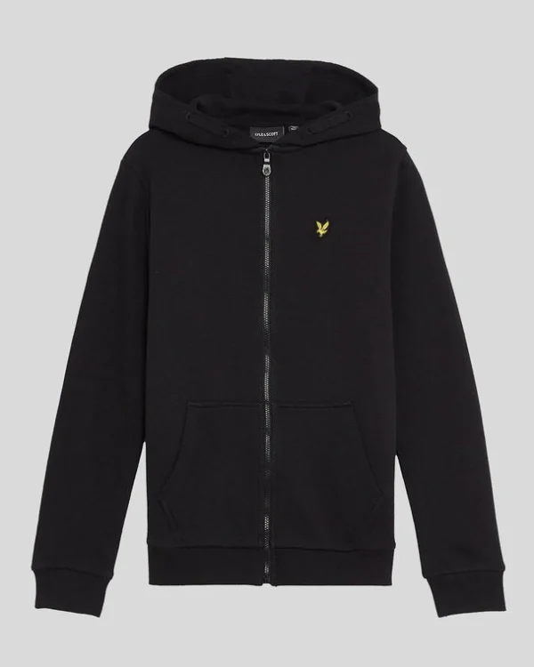 Lyle & Scott Kinder Kapuzenpullover<Kinder Kapuzenpulli mit Reißverschluss Pechschwarz