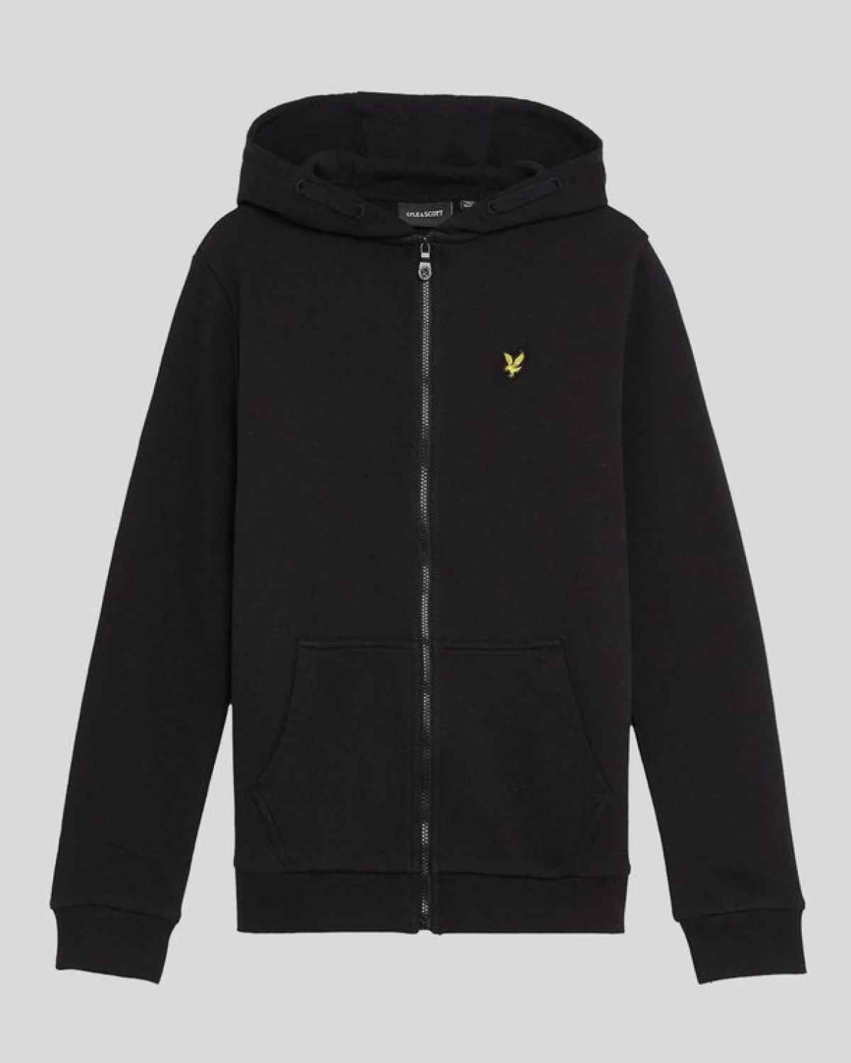 kinder_kapuzenpulli_mit_reiverschluss_0-1.webp Lyle & Scott Kinder Kapuzenpullover<Kinder Kapuzenpulli mit Reißverschluss Pechschwarz