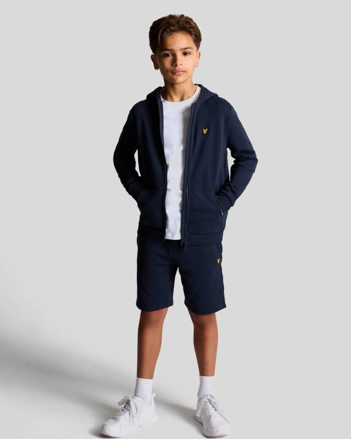 kinder_kapuzenpulli_mit_reiverschluss_0-2.webp Lyle & Scott Kinder Kapuzenpullover<Kinder Kapuzenpulli mit Reißverschluss Marine