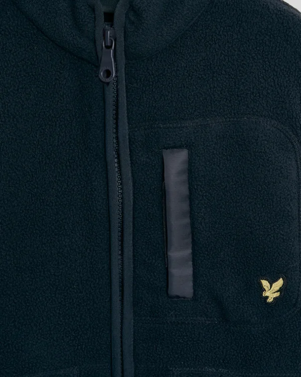 Lyle & Scott Kinder Mäntel & Jacken<Kinder Microfleece Jacke mit Reißverschluss DarkNavy