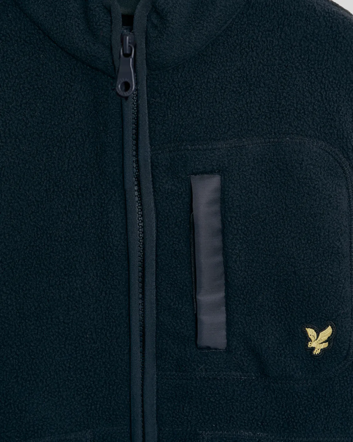 kinder_microfleece_jacke_mit_reiverschluss_5.webp Lyle & Scott Kinder Mäntel & Jacken<Kinder Microfleece Jacke mit Reißverschluss DarkNavy