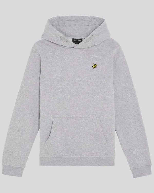 Lyle & Scott Kinder Kapuzenpullover<Kinder Pullover Hoodie HellgraueMergel