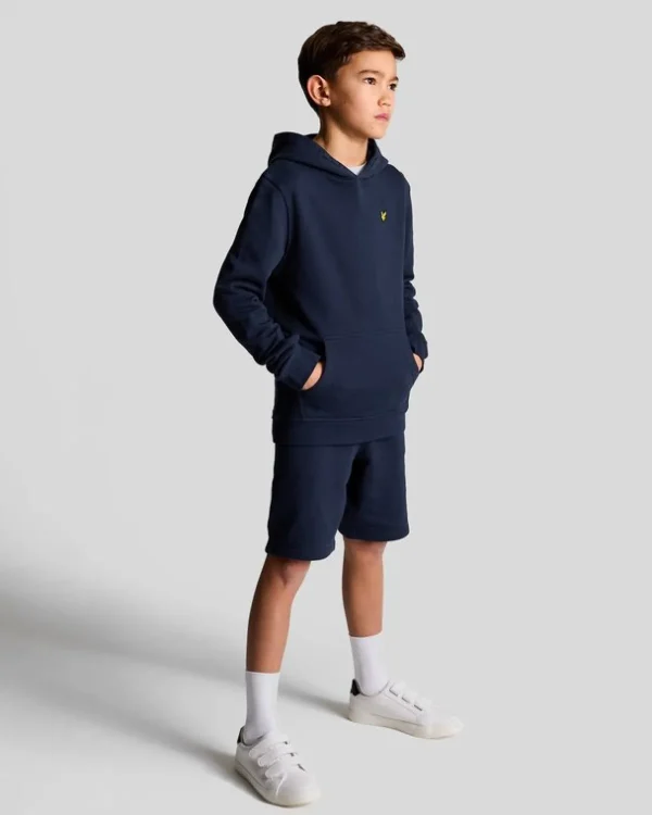 Lyle & Scott Kinder Kapuzenpullover<Kinder Pullover Hoodie Marine