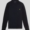 Lyle & Scott Kinder Pullover & Strickwaren<Kinder Rundhals-Pullover mit Kabel DarkNavy