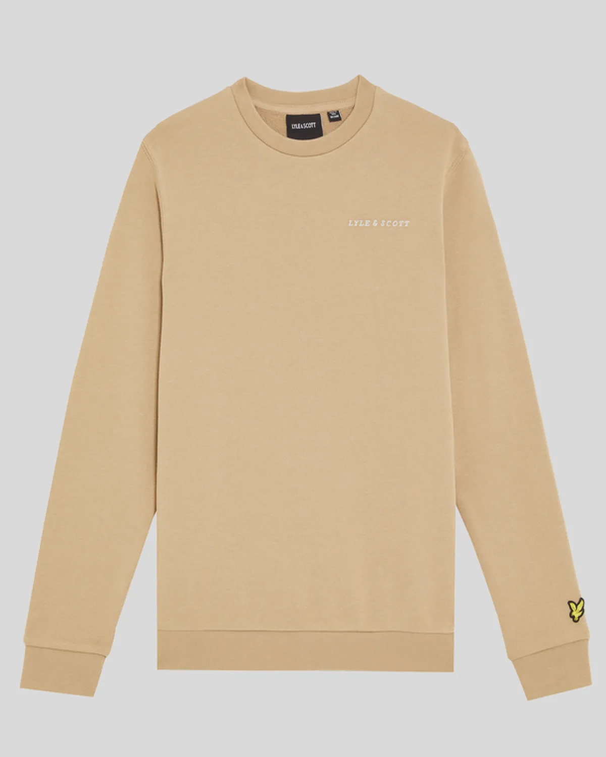 kinder_script_sweatshirt_mit_rundhalsausschnitt_0-2.webp Lyle & Scott Kinder Sweatshirts<Kinder Script Sweatshirt mit Rundhalsausschnitt SandStorm