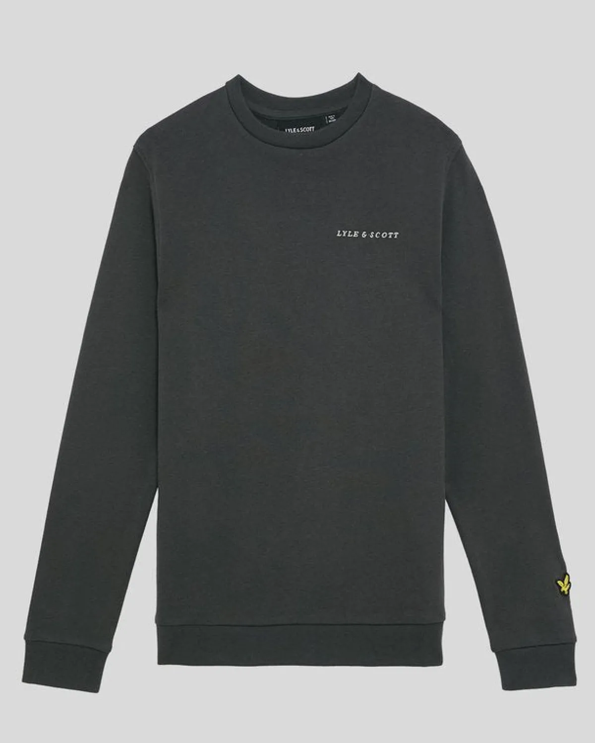 kinder_script_sweatshirt_mit_rundhalsausschnitt_0.webp Lyle & Scott Kinder Sweatshirts<Kinder Script Sweatshirt mit Rundhalsausschnitt Gunmetal