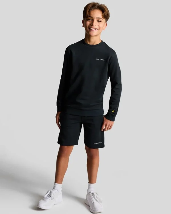Lyle & Scott Kinder Sweatshirts<Kinder Script Sweatshirt mit Rundhalsausschnitt DunkleMarine
