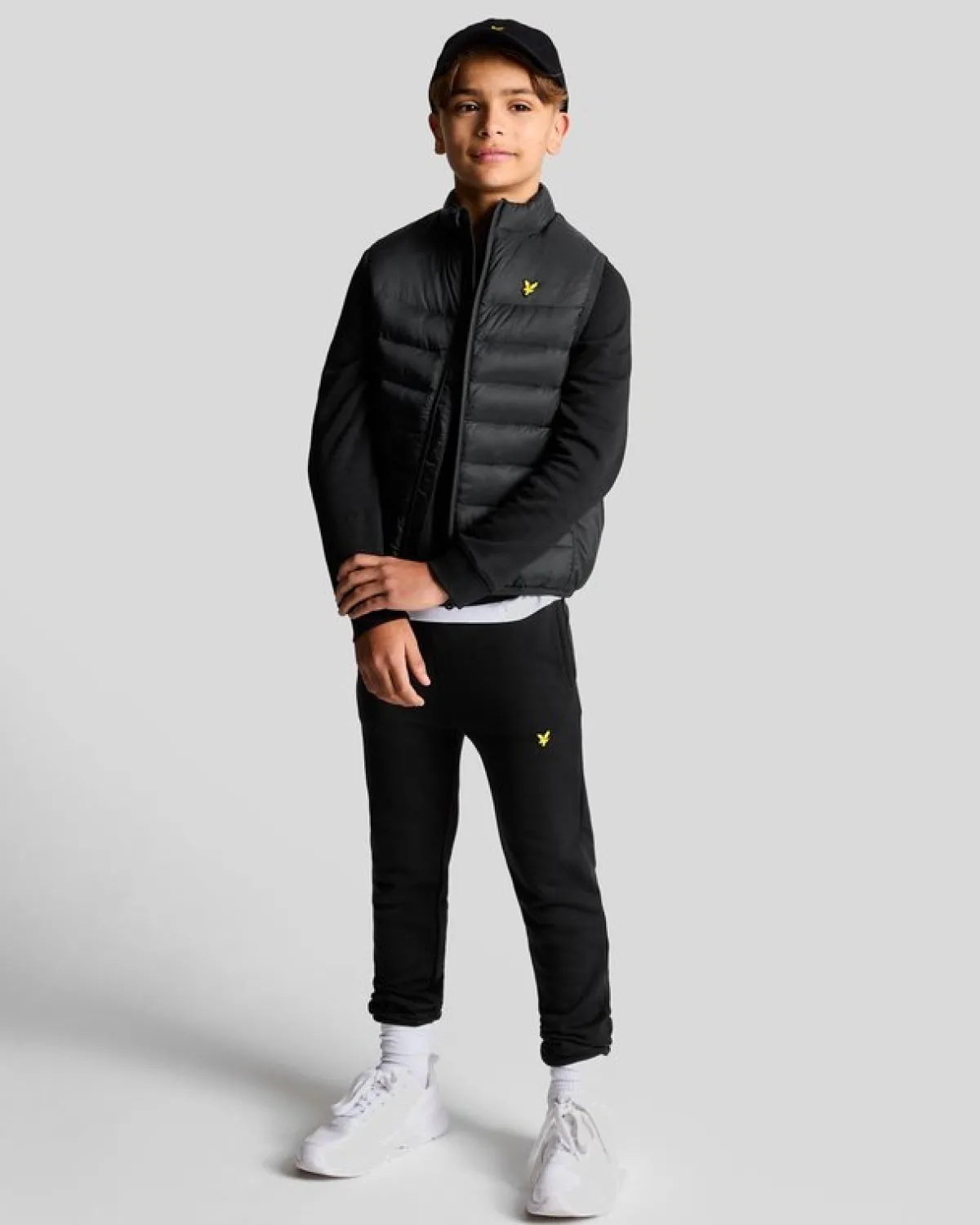 kinder_skinny_sweat_pant_1-1.webp Lyle & Scott Kinder Unterseiten<Kinder Skinny Sweat Pant Pechschwarz
