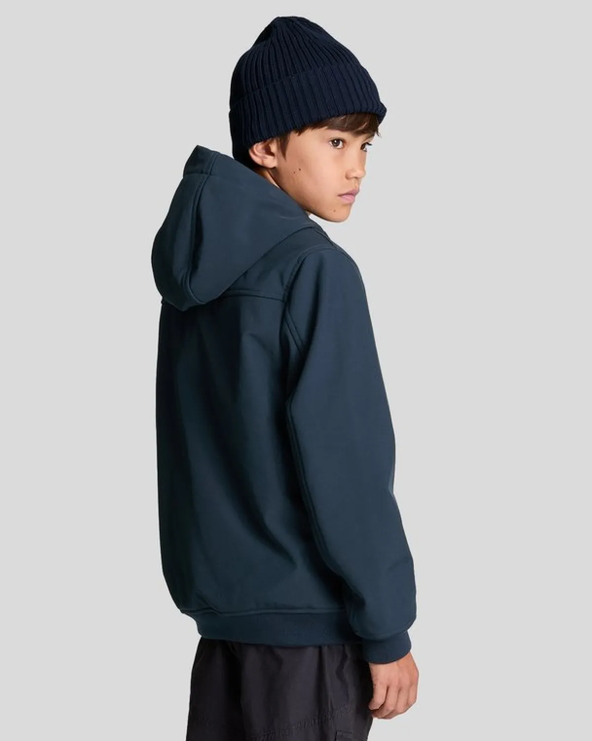 kinder_softshell_jacke_mit_kapuze_2.webp Lyle & Scott Kinder Mäntel & Jacken<Kinder Softshell Jacke mit Kapuze DarkNavy
