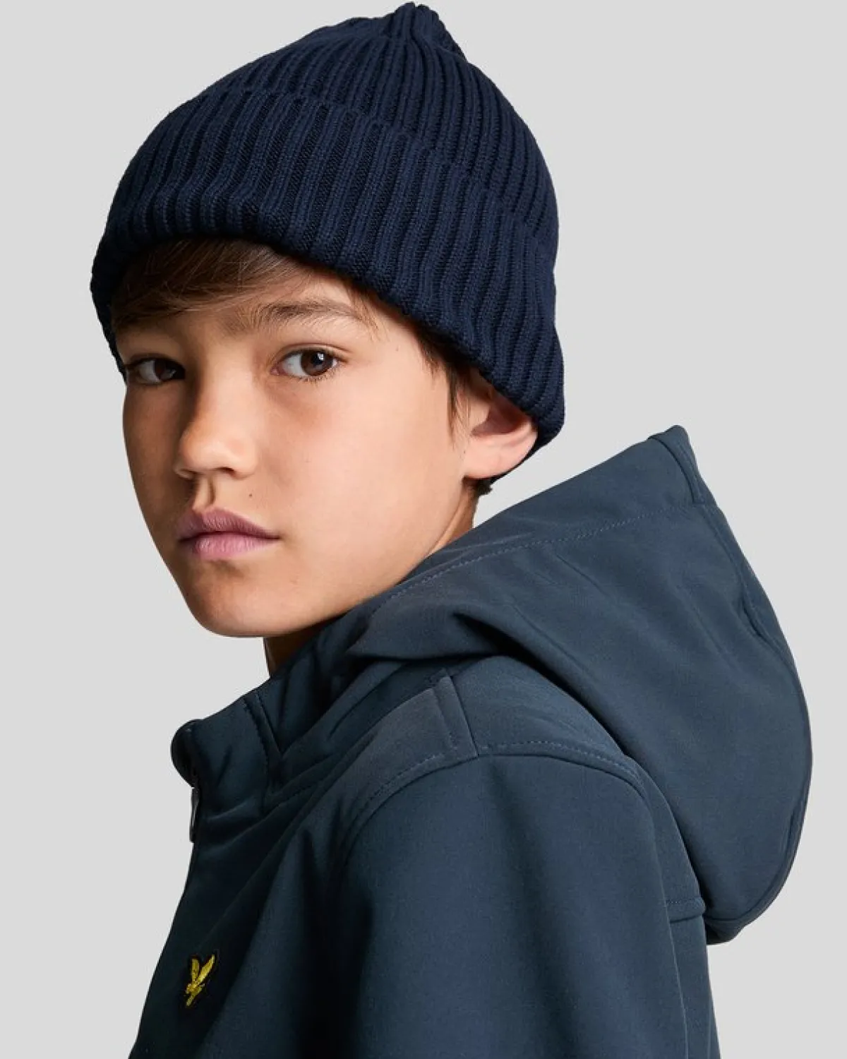 kinder_softshell_jacke_mit_kapuze_3.webp Lyle & Scott Kinder Mäntel & Jacken<Kinder Softshell Jacke mit Kapuze DarkNavy