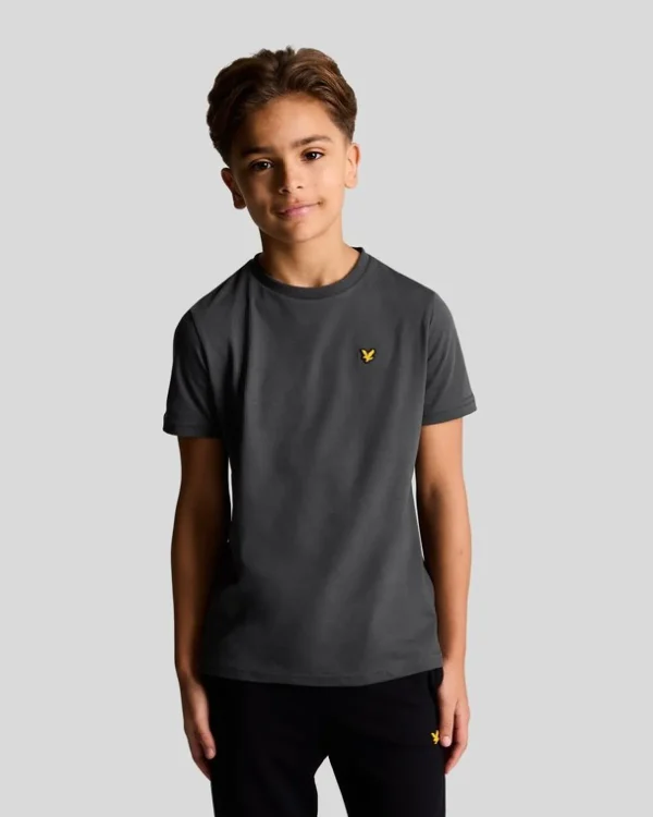 Lyle & Scott Kinder Polos & T-shirts<Kinder Sport-T-Shirt Graphit
