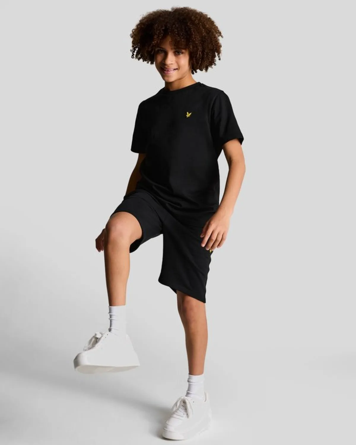 kinder_sweat_short_1-1.webp Lyle & Scott Kinder Unterseiten<Kinder Sweat Short Pechschwarz