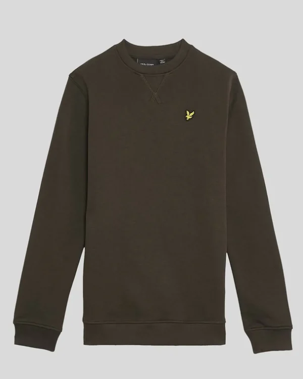 Lyle & Scott Kinder Sweatshirts<Kinder Sweatshirt mit Rundhalsausschnitt Olive