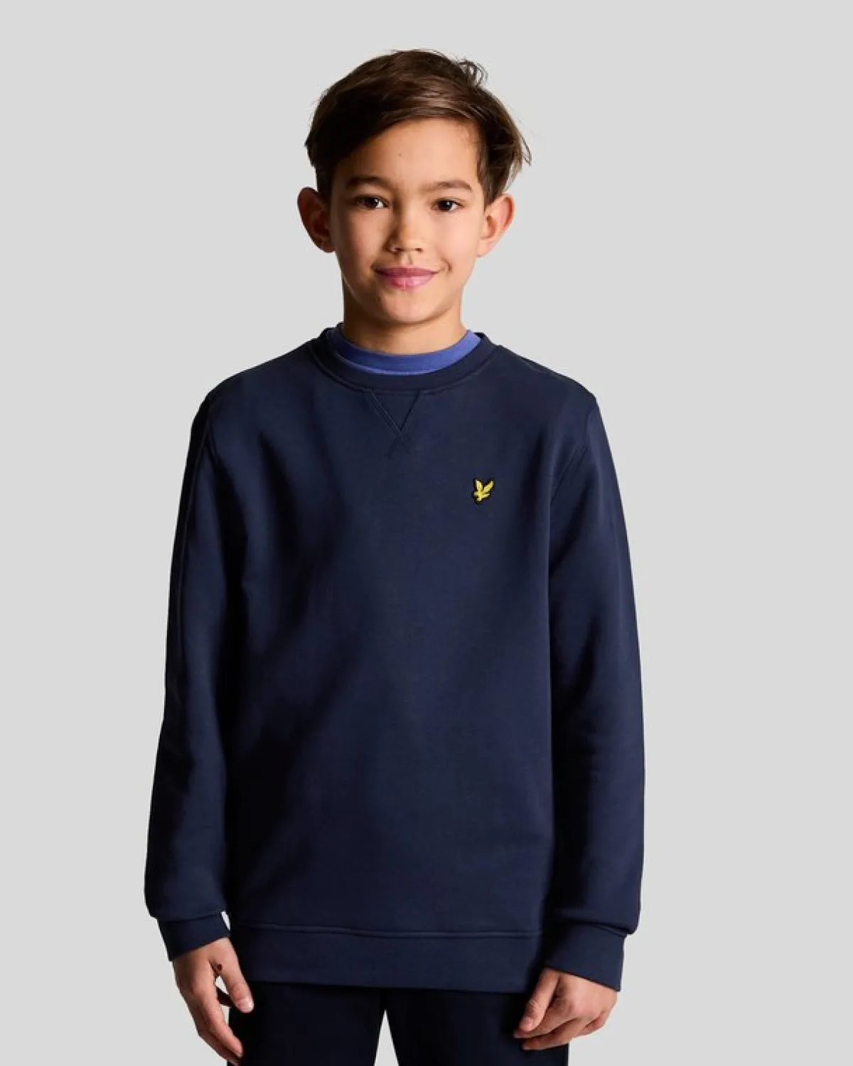 kinder_sweatshirt_mit_rundhalsausschnitt_0-5.webp Lyle & Scott Kinder Sweatshirts<Kinder Sweatshirt mit Rundhalsausschnitt