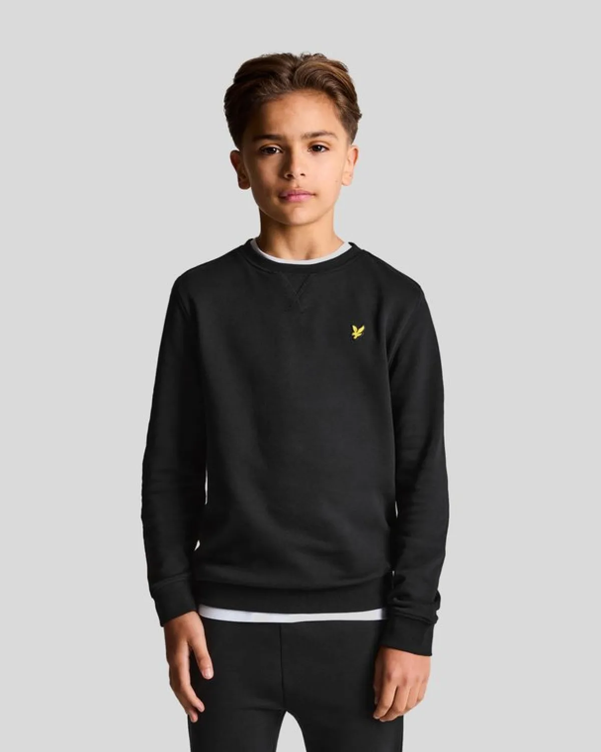 kinder_sweatshirt_mit_rundhalsausschnitt_0-7.webp Lyle & Scott Kinder Sweatshirts<Kinder Sweatshirt mit Rundhalsausschnitt