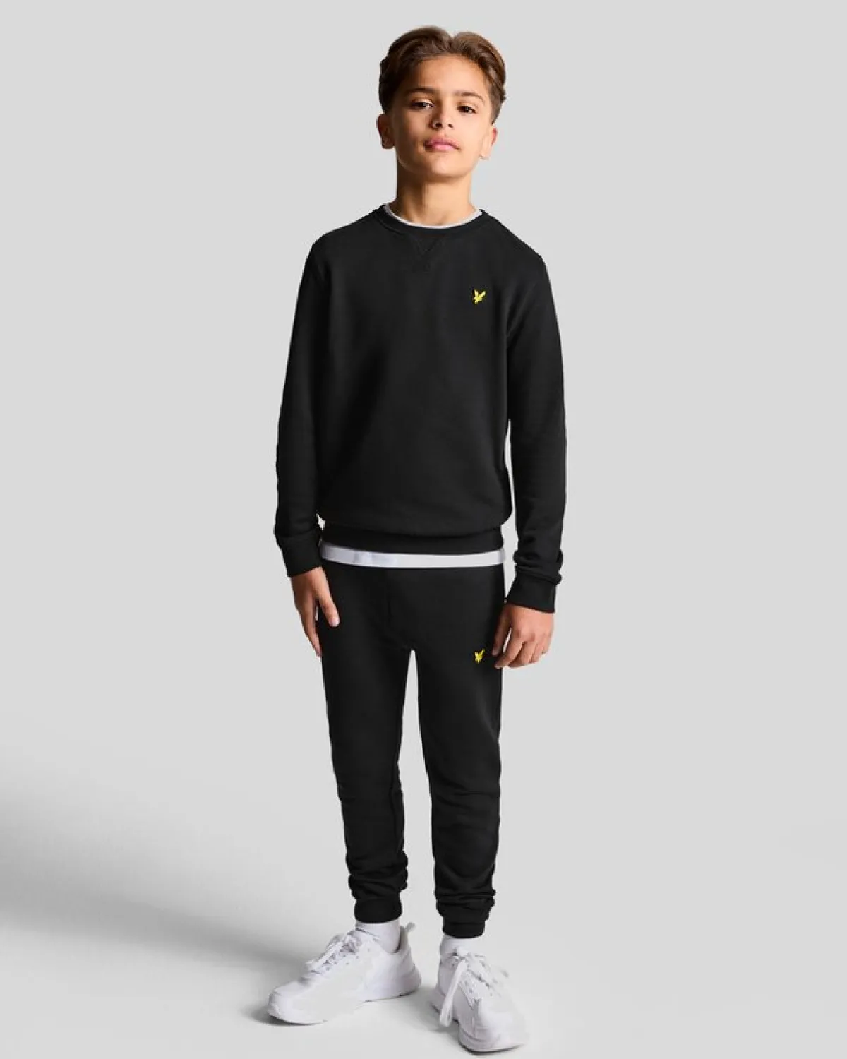 kinder_sweatshirt_mit_rundhalsausschnitt_1-7.webp Lyle & Scott Kinder Sweatshirts<Kinder Sweatshirt mit Rundhalsausschnitt