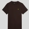 Lyle & Scott Kinder Polos & T-shirts<Kinder T-Shirt einfarbig Sediment
