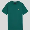 Lyle & Scott Kinder Polos & T-shirts<Kinder T-Shirt einfarbig DeepEmerald