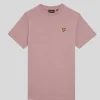 Lyle & Scott Kinder Polos & T-shirts<Kinder T-Shirt einfarbig MountainThistle
